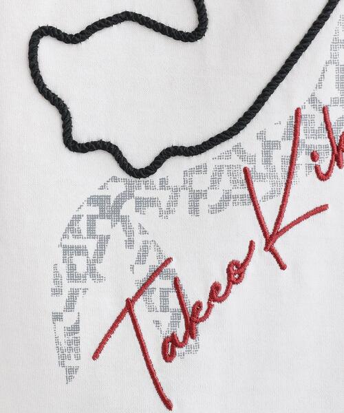 TAKEO KIKUCHI（タケオキクチ）の「【Sサイズ～】フェイスロープ刺繍 天竺Tシャツ（Tシャツ/カットソー・メンズ・ホワイト/ブラック/オリーブ/ネイビー/ブラウン系その他・01/02/03/04）」の16枚目の写真