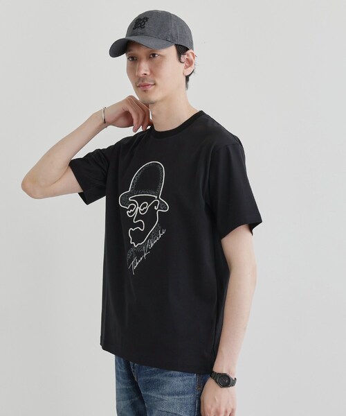TAKEO KIKUCHI（タケオキクチ）の「【Sサイズ～】フェイスロープ刺繍 天竺Tシャツ（Tシャツ/カットソー・メンズ・ホワイト/ブラック/オリーブ/ネイビー/ブラウン系その他・01/02/03/04）」の18枚目の写真