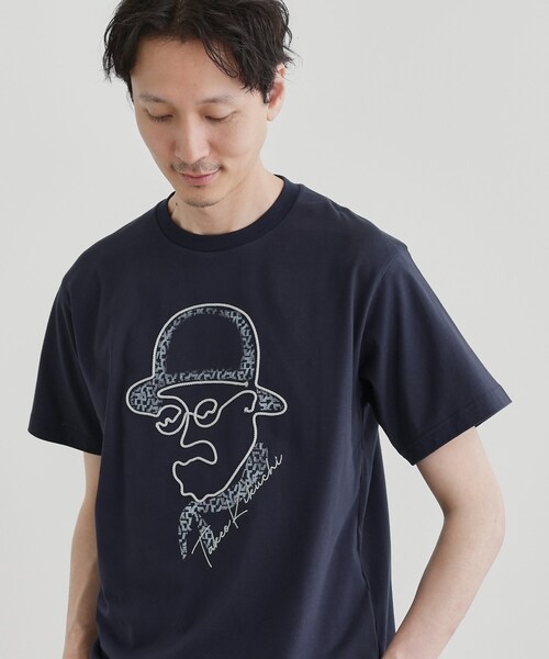TAKEO KIKUCHI（タケオキクチ）の「【Sサイズ～】フェイスロープ刺繍 天竺Tシャツ（Tシャツ/カットソー・メンズ・ホワイト/ブラック/オリーブ/ネイビー/ブラウン系その他・01/02/03/04）」の21枚目の写真