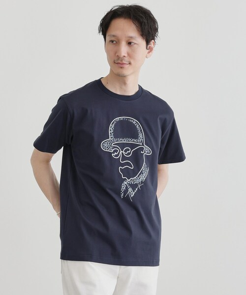 TAKEO KIKUCHI（タケオキクチ）の「【Sサイズ～】フェイスロープ刺繍 天竺Tシャツ（Tシャツ/カットソー・メンズ・ホワイト/ブラック/オリーブ/ネイビー/ブラウン系その他・01/02/03/04）」の22枚目の写真