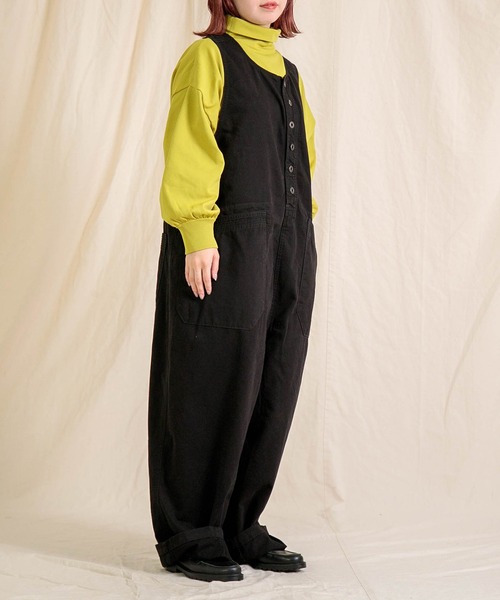 【skyさま専用】Brocante ブロカント　トラヴァイユサロペット　サイズ2 skyさま専用】Brocante ブロカント トラヴァイユサロペット