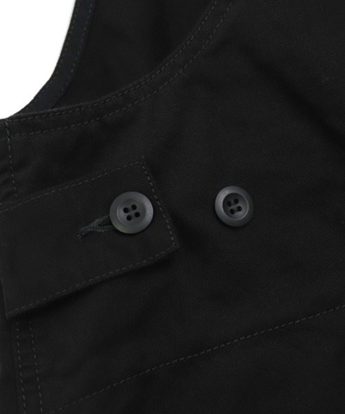 Brocante（ブロカント）の「[Brocante / ブロカント] パウダースノー20/10ツイル トラヴァイユサロペット（サロペット/オーバーオール・レディース・オリーブ/ブラック・2）」の20枚目の写真