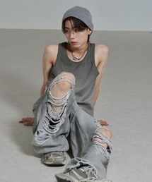 Chikashitsu +（チカシツプラス）の「【Chikashitsu +】multi studs beanie / 【チカシツプラス】マルチスタッズニット帽子（ニットキャップ/ビーニー）」