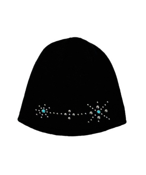 Chikashitsu +(チカシツプラス)の「【Chikashitsu +】multi studs beanie / 【チカシツプラス】マルチスタッズニット帽子(ニットキャップ/ビーニー・メンズ・グレー/ブラック/ホワイト・ONE SIZE)」の17枚目の写真