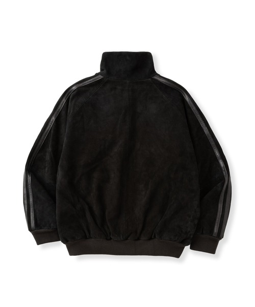 CALEE　ブラックレザージャケット　Mサイズ TSY LEATHER TRACK JACKET（ブルゾン）｜CALEE（キャリー）の