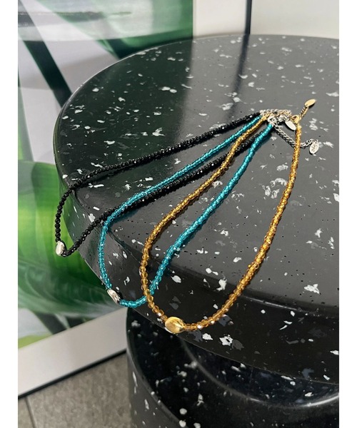Ungrid（アングリッド）の「パーツコンビビーズネックレス（ネックレス・レディース・ブラック/ターコイズブルー/イエロー・FREE）」の11枚目の写真
