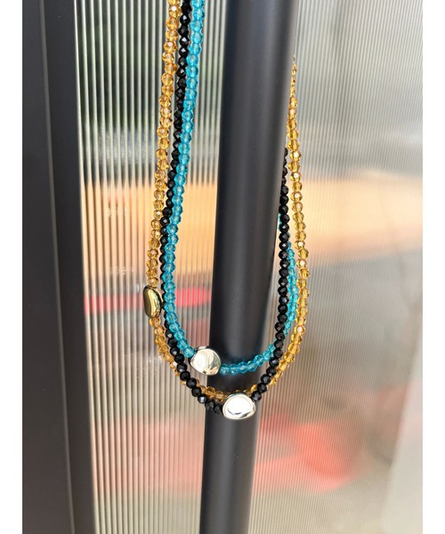 Ungrid（アングリッド）の「パーツコンビビーズネックレス（ネックレス・レディース・ブラック/ターコイズブルー/イエロー・FREE）」の12枚目の写真