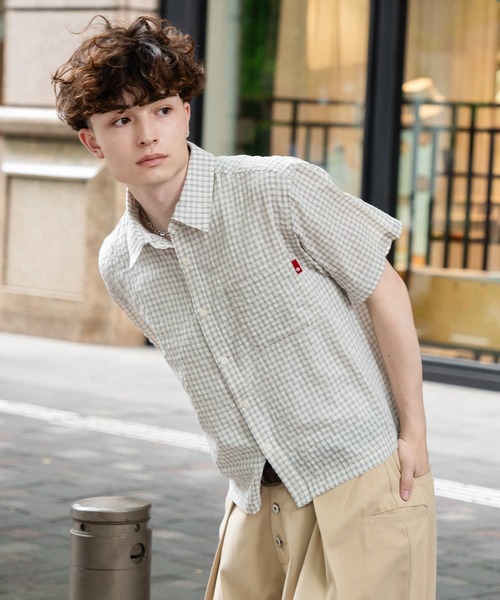 専用　新品　定価半額以下バーバリー キッズ　4Y 110cm 半袖チェックシャツ BURBERRY】サイドチェック柄オーバーサイズTシャツ CARIS