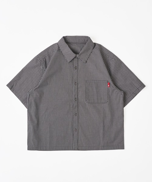 CROPPED OVERSIZED CHECK SHIRT／クロップドアソートチェック