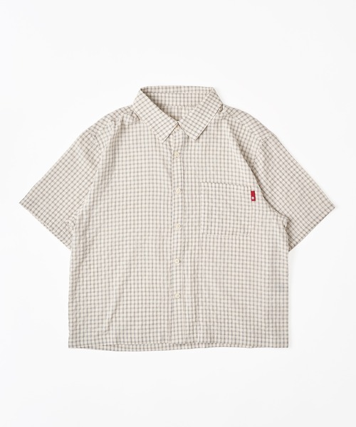 kutir(クティール)の「CROPPED OVERSIZED CHECK SHIRT/クロップドアソートチェックシャツ(シャツ/ブラウス・メンズ・アイボリー/ライトブルー/ブラック・MEDIUM/LARGE)」の15枚目の写真