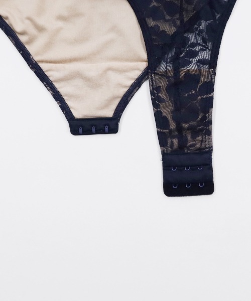 ANNEBRA（アンブラ）の「Waltz レースボディスーツ/テディ（Tシャツ/カットソー・レディース・ライトブルー/ネイビー・M/L）」の7枚目の写真