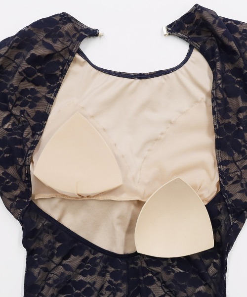 ANNEBRA（アンブラ）の「Waltz レースボディスーツ/テディ（Tシャツ/カットソー・レディース・ライトブルー/ネイビー・M/L）」の9枚目の写真