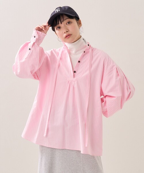 ヴィンテージ ブラウス ピンク ブランド古着】長袖ブラウス（シャツ/ブラウス）｜FREAK'S STORE