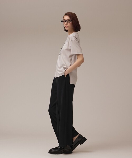 Diagram(ダイアグラム)の「ワイドジャージパンツ(その他パンツ・レディース・グレー/ブラック・38/36)」の8枚目の写真