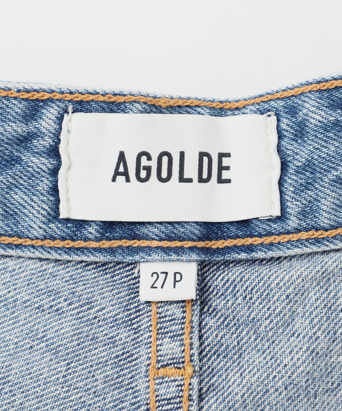AGOLDE(エーゴールドイー)の「【AGOLDE / エーゴールドイー】VANA FOLD JEAN IN MANTRA:デニム(デニムパンツ・レディース・サックスブルー・27cm/26cm/25cm)」の19枚目の写真