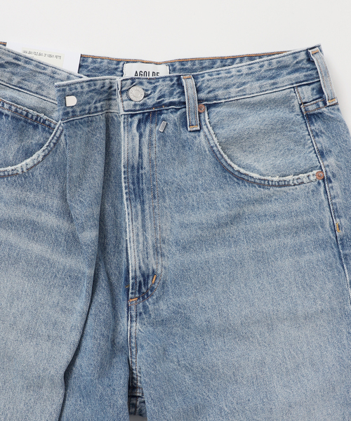 AGOLDE(エーゴールドイー)の「【AGOLDE / エーゴールドイー】VANA FOLD JEAN IN MANTRA:デニム(デニムパンツ・レディース・サックスブルー・27cm/26cm/25cm)」の21枚目の写真