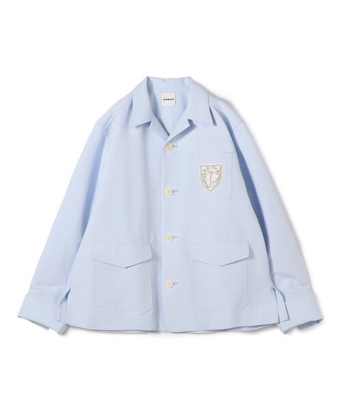 【美品】CABaN コンパクトコットンギャバ カバーオール　Lサイズ caban（キャバン）の「CABaN コンパクトコットンギャバ カバーオール