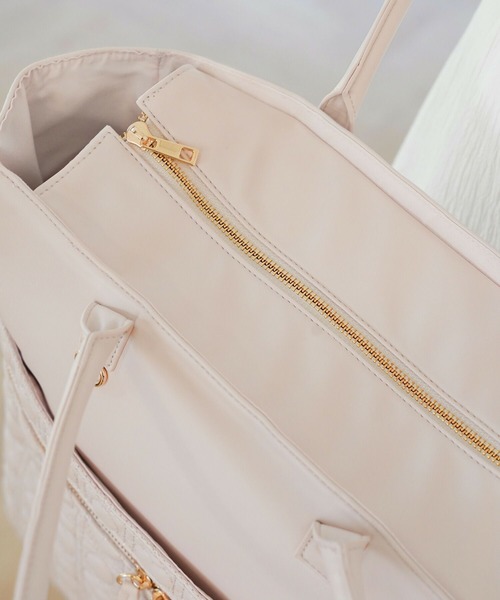 オリジナル ハートキルティング キャリーオン ビッグ トートバッグ le