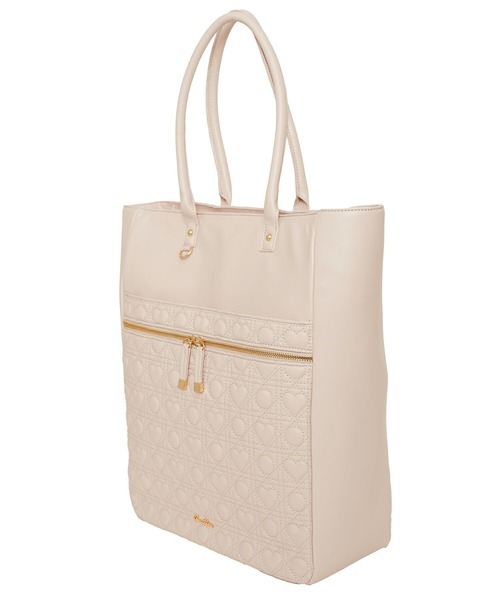 オリジナル ハートキルティング キャリーオン ビッグ トートバッグ le