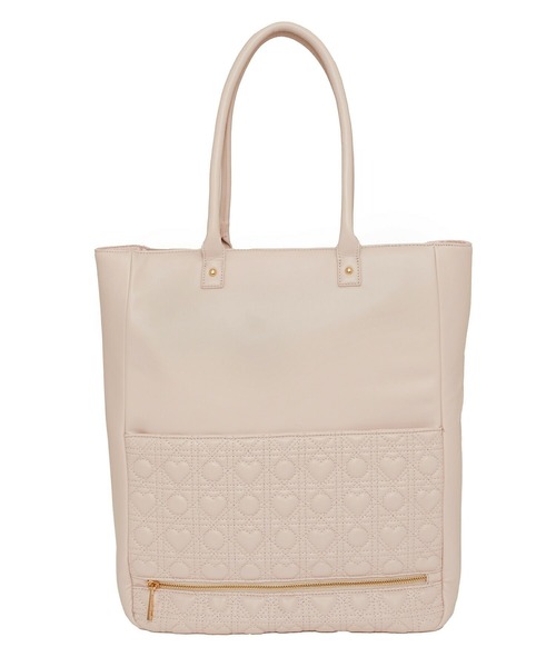オリジナル ハートキルティング キャリーオン ビッグ トートバッグ le