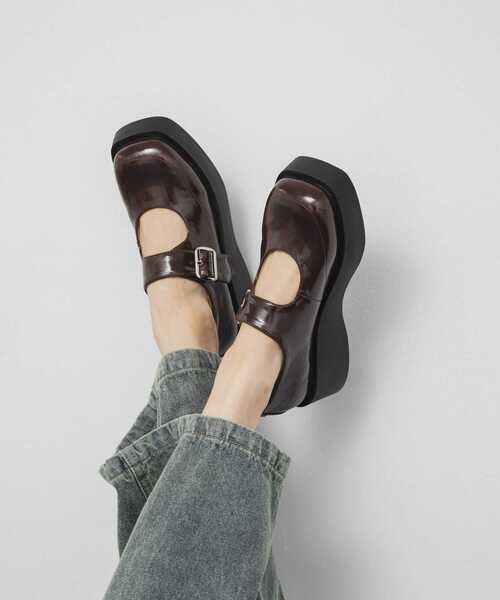 セール】プラットフォームメリージェーン（スニーカー）｜KBF