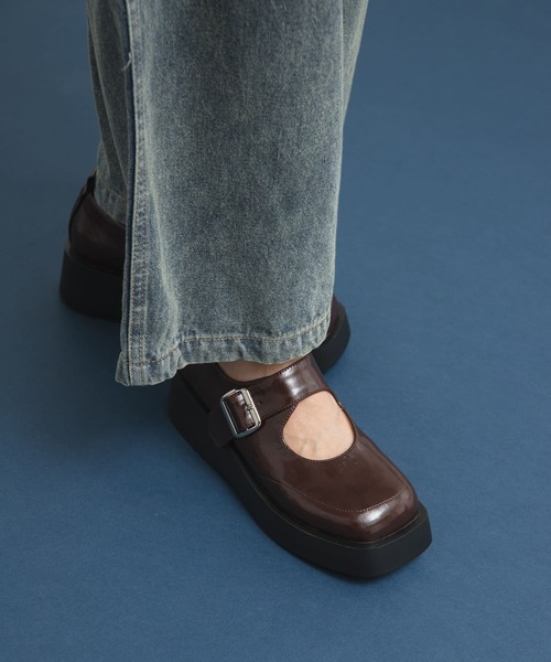 KBF(ケイビーエフ)の「プラットフォームメリージェーン(スニーカー・レディース・ブラック/ブラウン・38/36/37)」の6枚目の写真