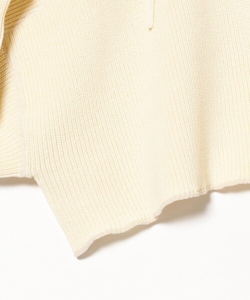 BEAMS BOY（ビームスボーイ）の「ミリタリー ショート プルオーバー（ニット/セーター・レディース・ホワイト系その他7/ダークブラウン/ネイビー・ONE SIZE）」の6枚目の写真