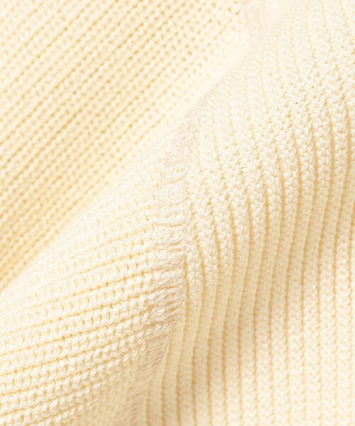 BEAMS BOY（ビームスボーイ）の「ミリタリー ショート プルオーバー（ニット/セーター・レディース・ホワイト系その他7/ダークブラウン/ネイビー・ONE SIZE）」の8枚目の写真