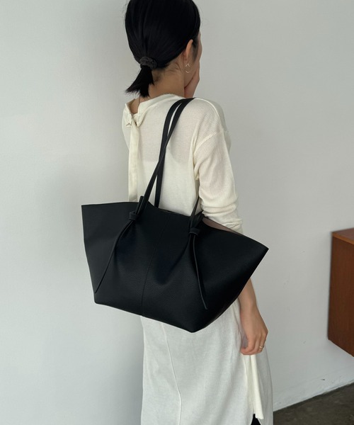 ZOZO限定】Tie handle big tote bag / タイハンドルビッグトートバッグ