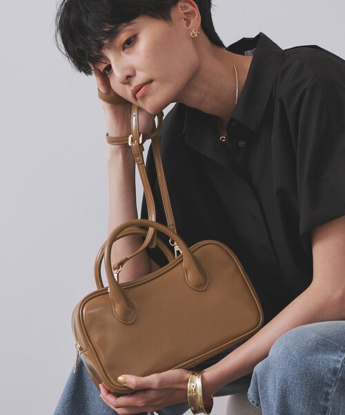 セール】【軽量/2WAY】オイル調合皮ミドルボストンバッグ（ショルダー