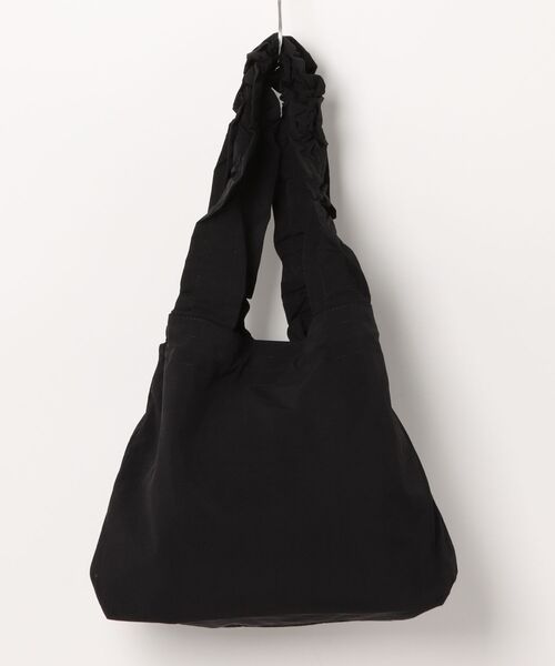 florist(フローリスト)の「【A4収納・軽い◎】ラインストーンドロストギャザーハンドルバッグ/トートバッグ(トートバッグ・レディース・スカイブルー/ブラック/ライトイエロー/ピンク・FREE)」の8枚目の写真