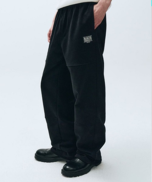 人気新作【MARITHE】CLASSIC LOGO SWEAT PANTS★男女兼用 CLASSIC LOGO SWEATPANTS