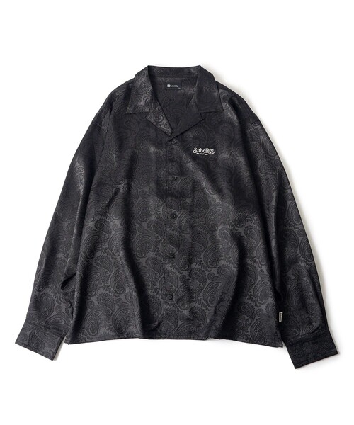 Subciety（サブサエティ）の「Paisley open collar L/S shirt（シャツ/ブラウス・メンズ・バーガンディー/ネイビー/ブラック・SMALL/MEDIUM/LARGE/X-LARGE）」の18枚目の写真
