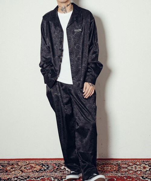 Subciety（サブサエティ）の「Paisley open collar L/S shirt（シャツ/ブラウス・メンズ・バーガンディー/ネイビー/ブラック・SMALL/MEDIUM/LARGE/X-LARGE）」の19枚目の写真
