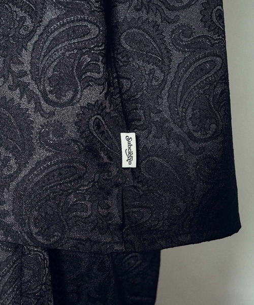 Subciety（サブサエティ）の「Paisley open collar L/S shirt（シャツ/ブラウス・メンズ・バーガンディー/ネイビー/ブラック・SMALL/MEDIUM/LARGE/X-LARGE）」の9枚目の写真