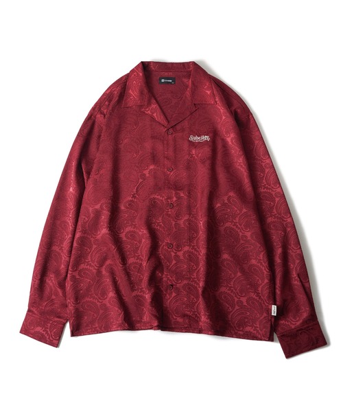 Subciety（サブサエティ）の「Paisley open collar L/S shirt（シャツ/ブラウス・メンズ・バーガンディー/ネイビー/ブラック・SMALL/MEDIUM/LARGE/X-LARGE）」の6枚目の写真