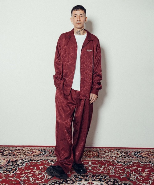 Subciety（サブサエティ）の「Paisley open collar L/S shirt（シャツ/ブラウス・メンズ・バーガンディー/ネイビー/ブラック・SMALL/MEDIUM/LARGE/X-LARGE）」の14枚目の写真