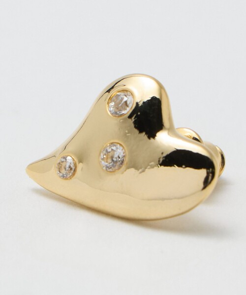 LAPUIS（ラピュイ）の「＜LAPUIS＞Garden heart ピアス（ピアス（両耳用）・レディース・シルバー/ゴールド・FREE）」の8枚目の写真