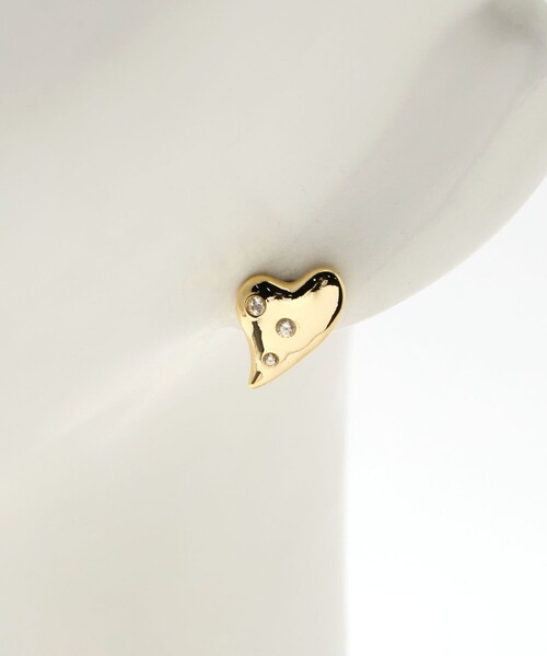 LAPUIS（ラピュイ）の「＜LAPUIS＞Garden heart ピアス（ピアス（両耳用）・レディース・シルバー/ゴールド・FREE）」の9枚目の写真