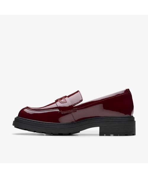 Clarks(クラークス)の「Orinoco3 Edge / オリノコ3エッジ(バーガンディーパテント)(ローファー・レディース・バーガンディー・UK3/UK3.5/UK4/UK4.5/UK5/UK5.5/UK6)」の2枚目の写真