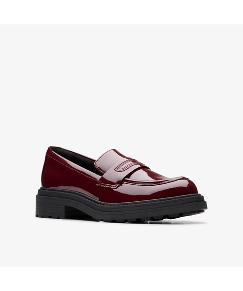 Clarks(クラークス)の「Orinoco3 Edge / オリノコ3エッジ(バーガンディーパテント)(ローファー・レディース・バーガンディー・UK3/UK3.5/UK4/UK4.5/UK5/UK5.5/UK6)」の4枚目の写真