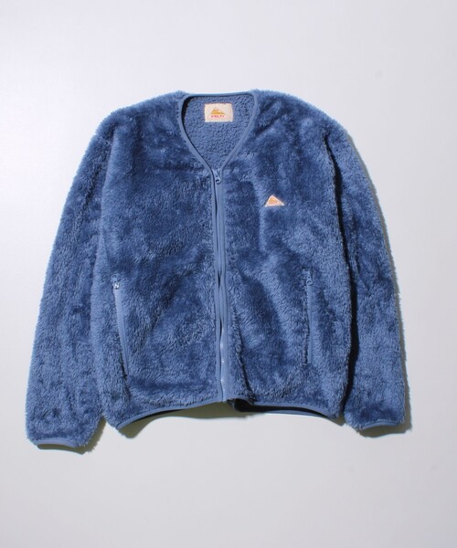 KELTY(ケルティ)の「【KELTY×GLOSTER】別注 シャギーフリース ジップカーディガン(カーディガン/ボレロ・メンズ・ブラック/ブルー/アイボリー・M/L)」の2枚目の写真