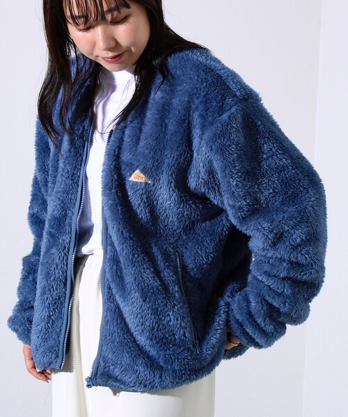 KELTY(ケルティ)の「【KELTY×GLOSTER】別注 シャギーフリース ジップカーディガン(カーディガン/ボレロ・メンズ・ブラック/ブルー/アイボリー・M/L)」の16枚目の写真