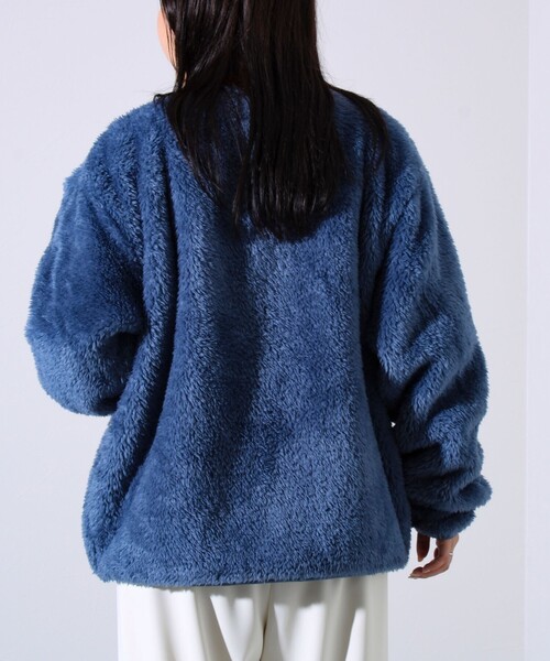 KELTY(ケルティ)の「【KELTY×GLOSTER】別注 シャギーフリース ジップカーディガン(カーディガン/ボレロ・メンズ・ブラック/ブルー/アイボリー・M/L)」の18枚目の写真