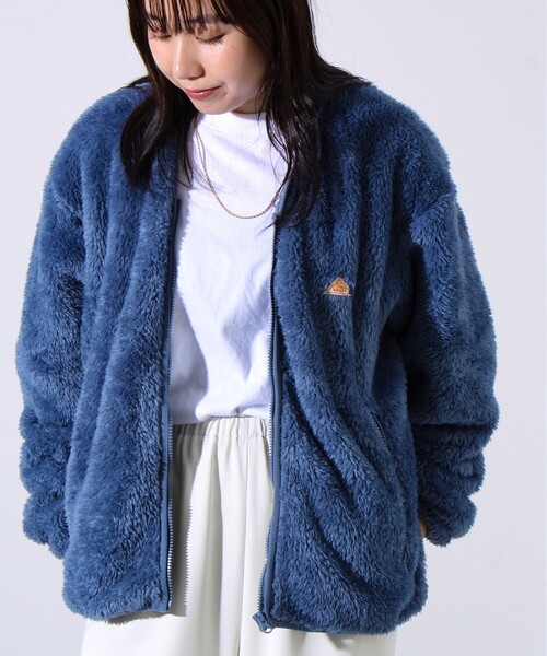 KELTY(ケルティ)の「【KELTY×GLOSTER】別注 シャギーフリース ジップカーディガン(カーディガン/ボレロ・メンズ・ブラック/ブルー/アイボリー・M/L)」の20枚目の写真