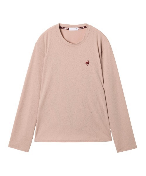 le coq sportif(ルコックスポルティフ)の「【ルコックスポルティフ】吸汗速乾/ストレッチシアーライト長袖Tシャツ(Tシャツ/カットソー・レディース・ブラック/ホワイト/ピンク/ブルー・L/M)」の4枚目の写真