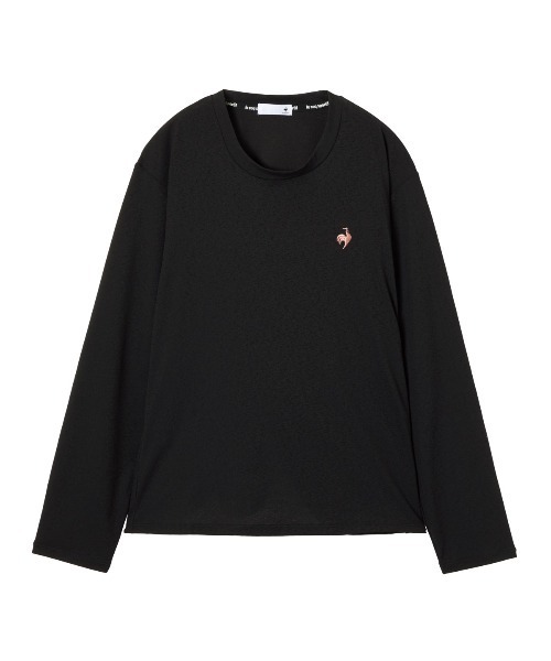 le coq sportif(ルコックスポルティフ)の「【ルコックスポルティフ】吸汗速乾/ストレッチシアーライト長袖Tシャツ(Tシャツ/カットソー・レディース・ブラック/ホワイト/ピンク/ブルー・L/M)」の2枚目の写真