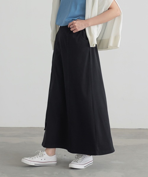 n'OrLABEL（ノアールレーベル）の「『ドロストストレッチデニムスカート』（デニムスカート・レディース・ブラック/ブルー・2/1）」の13枚目の写真