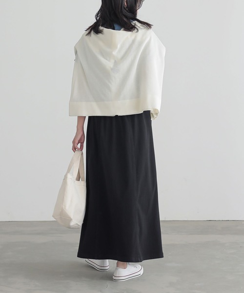 n'OrLABEL（ノアールレーベル）の「『ドロストストレッチデニムスカート』（デニムスカート・レディース・ブラック/ブルー・2/1）」の18枚目の写真