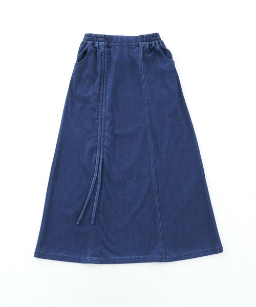 n'OrLABEL（ノアールレーベル）の「『ドロストストレッチデニムスカート』（デニムスカート・レディース・ブラック/ブルー・2/1）」の9枚目の写真